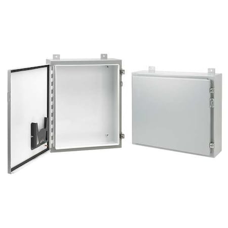 Screw Down Clamps with Padlocking Hasp Electrical Enclosures, 36 in H, 12 in D, 36 in W, 12, 13
