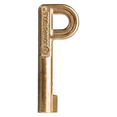 P Key,For Self Lock Pedestal Lock,Brass