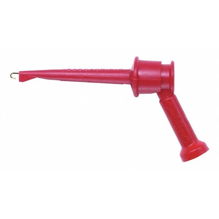 Test Clip Lead, Banana Jack, 2.54", Black