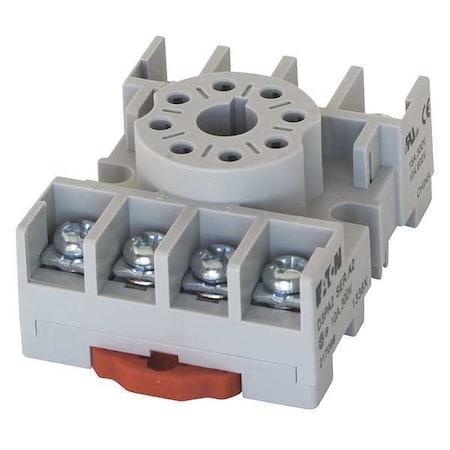 Relay Socket,Finger Safe,Octal,8 Pin