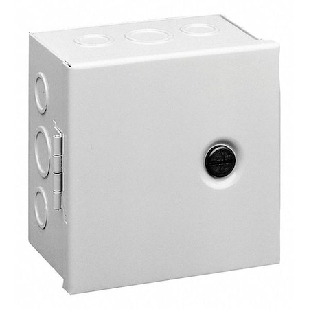 1/4 Turn Latch Electrical Enclosures, 12 in H, 6 in D, 12 in W, 1, Steel