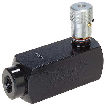 Hydraulic Flow Control Valve,6 gpm,Steel