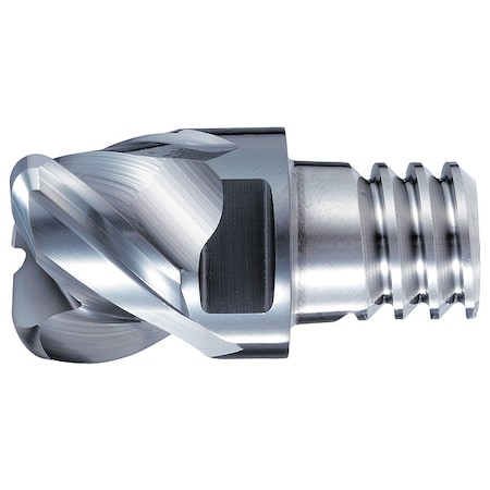 Exchangeable Head End Mill, 78PXDR Series, 0.6250" Max Cut Dia, 0.438" Depth of Cut