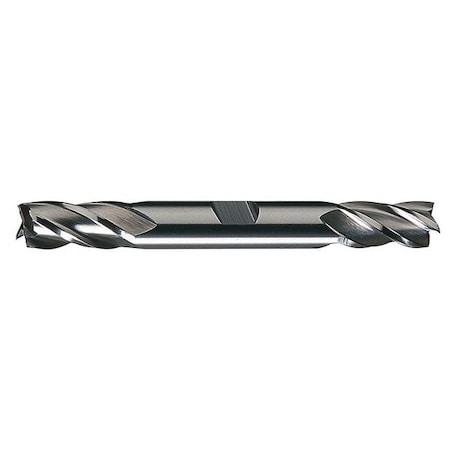 4-Flute HSS Center Cutting Square Double End Mill Cleveland HD-4C Bright 9/16x5/8x1-3/8x5