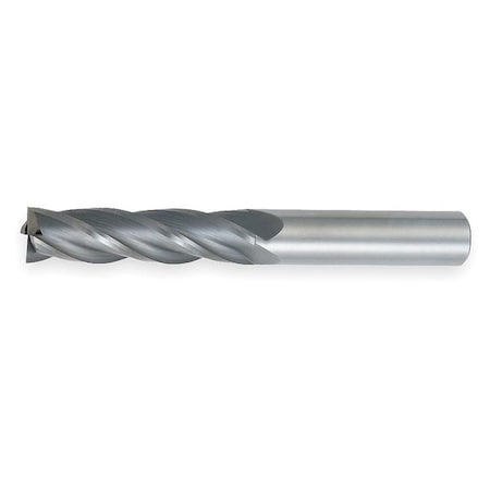 End Mill,Carbide,TiAlN,1/8,4 FL,Sq End