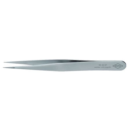 Tweezers, Anti-Mag, Needle, Straight, 4-1/2