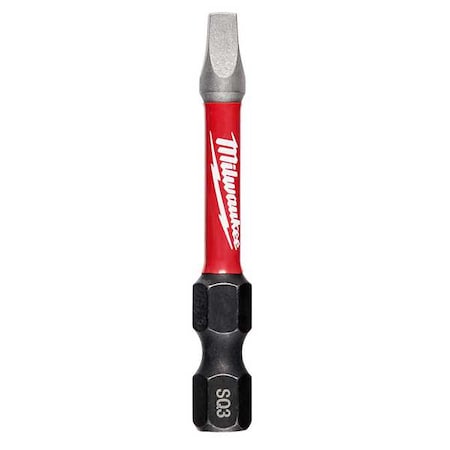 SHOCKWAVE 2" Impact Square Recess No. 3 Power Bits (25 Pk)