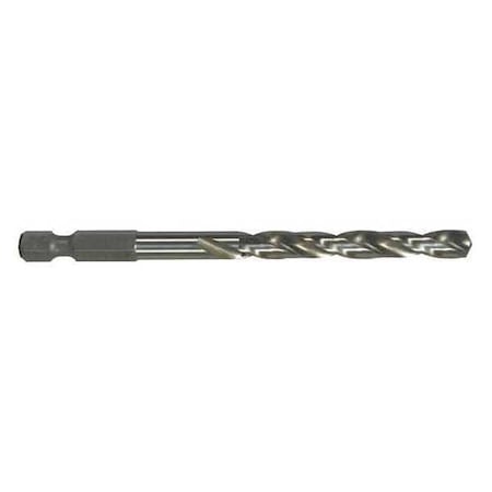 HSS Pilot Drill Hex,1/4"
