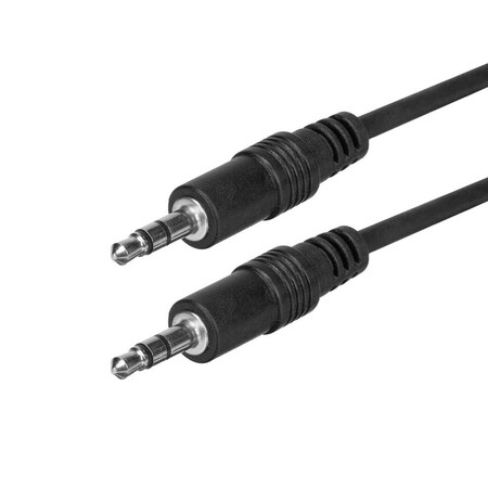 Audio Cable,3.5mm,M/M,25 Ft