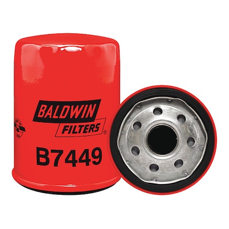 Oil Filter, M22-1.50 Thread Size, 4 3/32 in Overall Height, 3 in Outside Dia, Oil