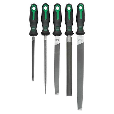 5 Piece 6", 8" & 10" Anniversary File Set with Ergonomic Handles