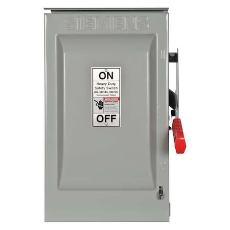 Fusible, Safety Switch, Heavy Duty, 240 V, 2PST