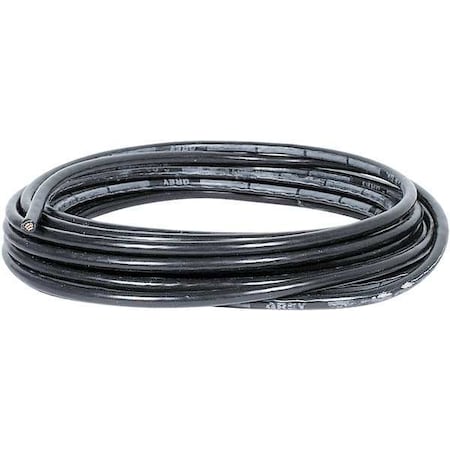 Battery Cable,6 ga.,Solid,600V,PVC,Blk