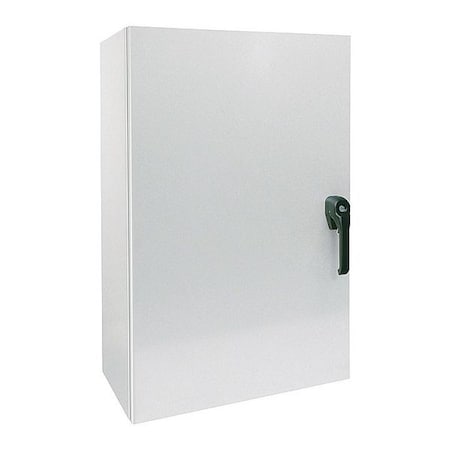 1 Point Latch with Handle Electrical Enclosures, 16 in H, 8 in D, 16 in W, 12, 13, 3R, 4, Steel