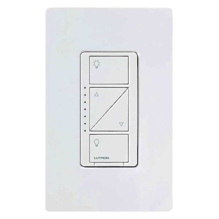 Lighting Dimmer,1-Pole,120V,White