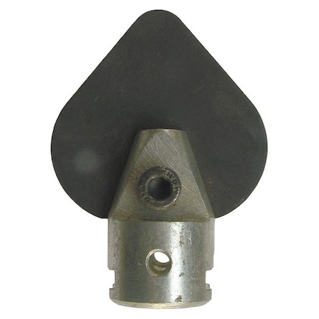 Spear Blade,1-3/4 D x2-1/2 in L,8 in Cap