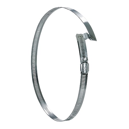 Duct Hose Bridge Clamp,28"L,RH,304SS