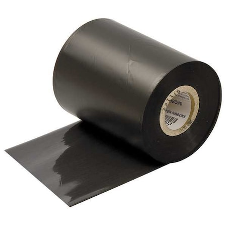 Thermal Transfer Printer Ribbon, 3-17/64" W, 984 ft. L, Black