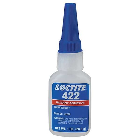 Hot Melt Adhesive, 422 Series, Brown, 1 oz, Bottle