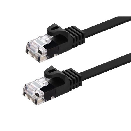 Ethernet Cable,Cat 5e,Black,0.5 ft.
