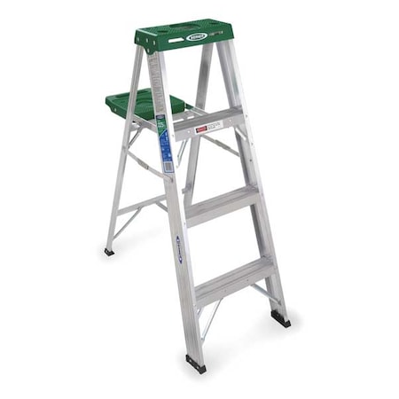 4 ft Aluminum Stepladder, 225 lb Capacity