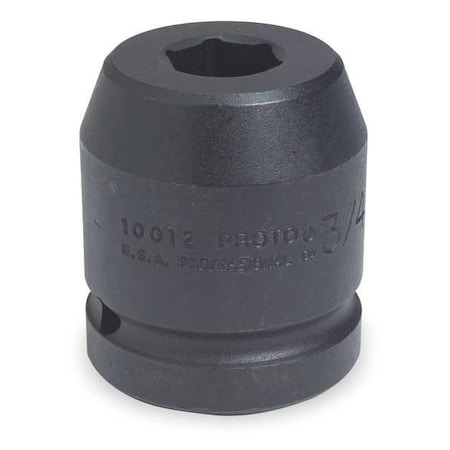 3/4 in Drive Impact Socket Standard Socket, black oxide,2 1/16 in
