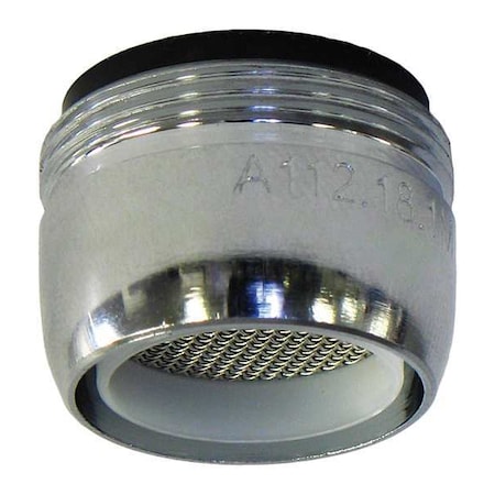 2.2 gpm Outlet, 13/16 in - 27 Thread Size, Chrome, Metal