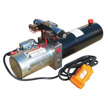 Hydraulic Power Unit 12V DC, Double Acting, 22.375 L x 8.75 W x 8.15 H