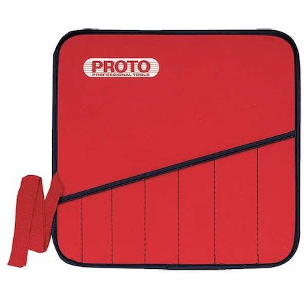 Wrench Roll, Red, Canvas, 9 Pockets