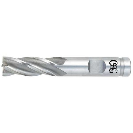 End Mill,Co,TiN,1/4,4 FL,SGL Sq End,CC
