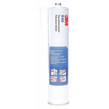 Polyurethane Sealant, 10 oz, Cartridge, Gray, Polyurethane Base, 540