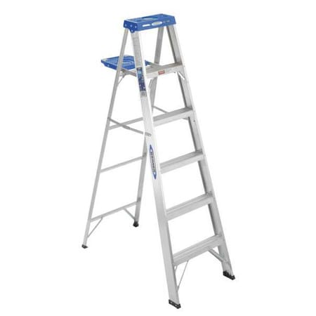 6 ft Aluminum Stepladder, 250 lb Capacity