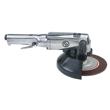 Type 27 Angle Grinder, 3/8 in NPT Female Air Inlet, 5/8" Collet, Heavy Duty, 7,500 RPM, 1.3 hp