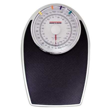 Mechanical Medical Scale, 150kg/330 lb. Cap., 90.5kg/1.0 lb. Graduations