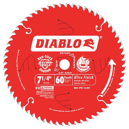 60-Teeth Circular Saw Blade,Carbide Tip