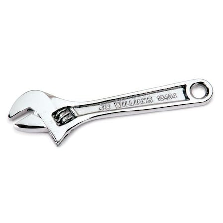 Williams Adjustable Wrench,Chrome,15"