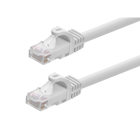 Ethernet Cable,Cat 6,White,0.5 ft.