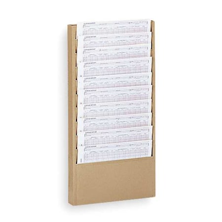 Literature Rack 10 Compartments, 13-1/4"W x D Gray