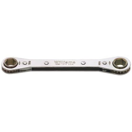 Williams Ratchet Box Wrench,7mm x 8mm
