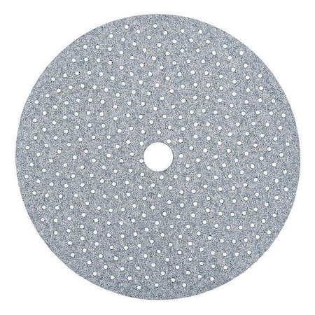 Hook-and-Loop Sanding Disc, 5" Dia, Multi-Hole, Ceramic Alumina, P150 Grit, Coated Type