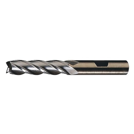4-Flute Cobalt 8% Square Single End Multi-Flute CenterCut CTD HGC-4C Bright 3/8x3/8x1-1/2x3-1/4