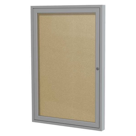 Enclosed Outdoor Bulletin Board 36x36", Tack