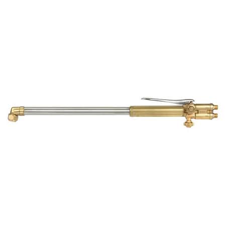 Straight Cutting Torch,21 L,75 deg. Head