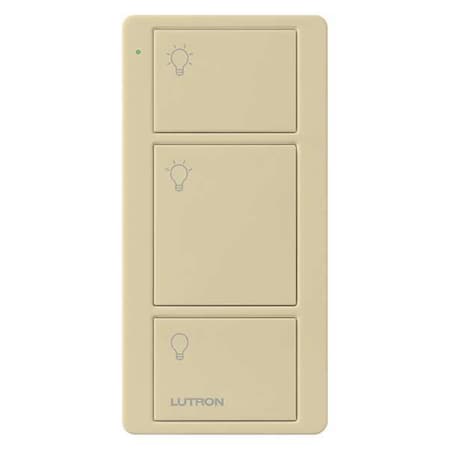 Wireless Remote Control,3 Buttons,Ivory