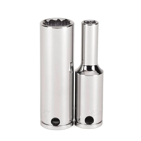 3/8" Drive, 7/8" SAE Socket, 12 Points, Deep ,7/8,3/8" Dr.