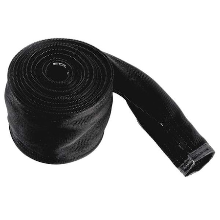 Cable Cover,Woven Nylon,4 In OD12.5 Ft L