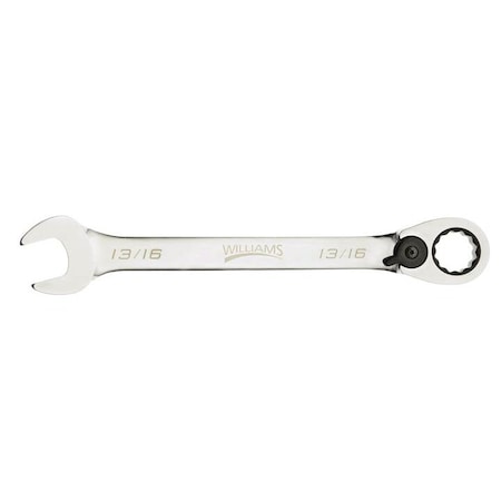 Williams Ratcheting Combo Wrench,12 pt.,3/8"