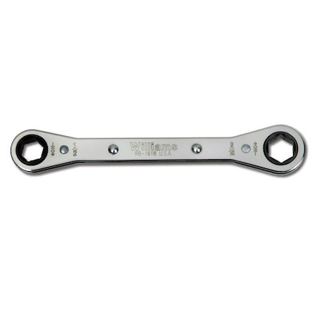 Williams Ratchet Box Wrench, 12 pt., 5/8 x 11/16"