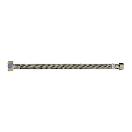 Faucet Supply Line,3/8x1/2,36in.L