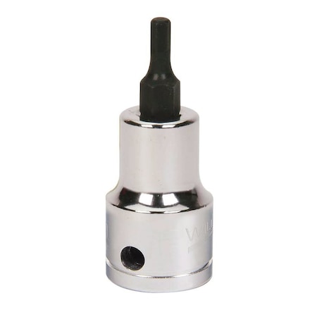 3/8" Dr, 3/8" Size, SAE, Hex Bit Socket, 6-Points